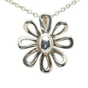Tiffany Daisy Flower Necklace Silver Co